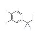 4-(1,1-Difluoropropyl)-1,2-difluorobenzene - chemical structure image