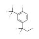 4-(1,1-Difluoropropyl)-1-fluoro-2-(trifluoromethyl)benzene - chemical structure image