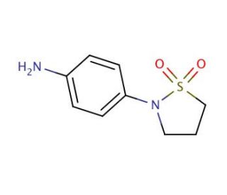 4-(1,1-dioxidoisothiazolidin-2-yl)aniline - chemical structure image