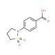 4-(1,1-dioxidoisothiazolidin-2-yl)benzoic acid (CAS 52962-52-4) - chemical structure image