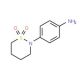 4-(1,1-Dioxo-1lambda*6*-[1,2]thiazinan-2-yl)-phenylamine - chemical structure image