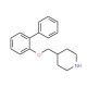 4-[([1,1′-Biphenyl]-2-yloxy)methyl]piperidine - chemical structure image