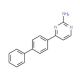 4-[1,1′-Biphenyl]-4-yl-2-pyrimidinamine (CAS 299463-56-2) - chemical structure image