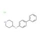 4-([1,1′-Biphenyl]-4-yloxy)piperidine hydrochloride - chemical structure image