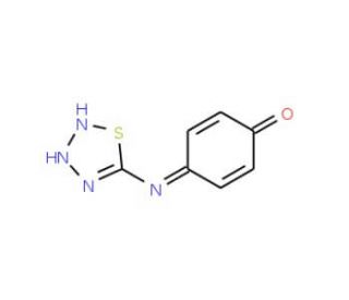 4-(1,2,3,4-Thiatriazol-5-ylamino)phenol (CAS 23567-67-1) - chemical structure image