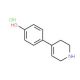 4-(1,2,3,6-tetrahydropyridin-4-yl)phenol hydrochloride (CAS 90684-15-4) - chemical structure image