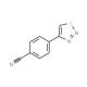 4-(1,2,3-Thiadiazol-4-yl)benzonitrile (CAS 82894-99-3) - chemical structure image