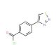 4-(1,2,3-Thiadiazol-4-yl)benzoyl chloride (CAS 465513-98-8) - chemical structure image