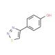 4-(1,2,3-Thiadiazol-4-yl)-phenol (CAS 59834-05-8) - chemical structure image