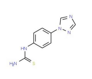 4-(1,2,4-Triazol-1-yl)phenylthiourea - chemical structure image