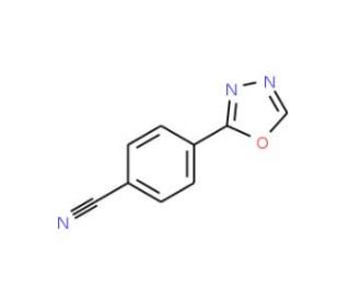 4-(1,3,4-oxadiazol-2-yl)benzonitrile - chemical structure image