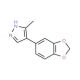 4-(1,3-Benzodioxol-5-yl)-3-methyl-1H-pyrazole (CAS 667400-03-5) - chemical structure image