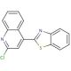 4-(1,3-benzothiazol-2-yl)-2-chloroquinoline - chemical structure image
