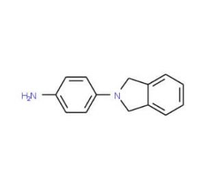 4-(1,3-Dihydro-isoindol-2-yl)-phenylamine - chemical structure image