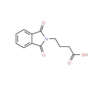 4-(1,3-Dioxo-1,3-dihydro-2H-isoindol-2-yl)butanoic acid (CAS 3130-75-4) - chemical structure image