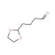 4-(1,3-Dioxolan-2-yl)butanal (CAS 16766-90-2) - chemical structure image