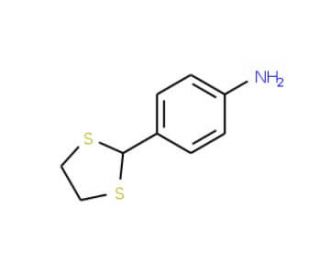 4-(1,3-dithiolan-2-yl)aniline (CAS 94838-73-0) - chemical structure image