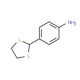 4-(1,3-dithiolan-2-yl)aniline (CAS 94838-73-0) - chemical structure image