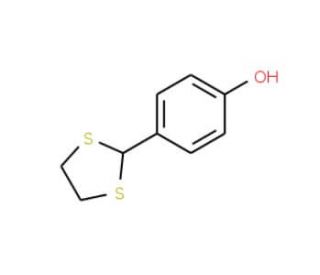 4-(1,3-Dithiolan-2-yl)phenol (CAS 22068-49-1) - chemical structure image