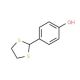 4-(1,3-Dithiolan-2-yl)phenol (CAS 22068-49-1) - chemical structure image