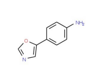 4-(1,3-Oxazol-5-yl)aniline (CAS 1008-95-3) - chemical structure image
