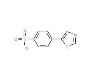 4-(1,3-Oxazol-5-yl)benzenesulphonyl chloride (CAS 337508-66-4) - chemical structure image