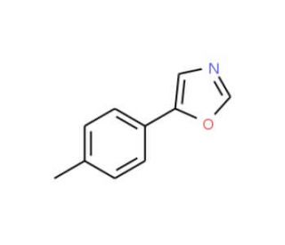 4-(1,3-Oxazol-5-yl)toluene (CAS 143659-19-2) - chemical structure image