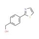 [4-(1,3-Thiazol-2-yl)phenyl]methanol (CAS 454678-91-2) - chemical structure image