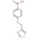 4-(1,3-thiazol-4-ylmethoxy)benzoic acid - chemical structure image