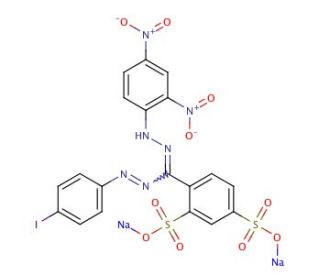 4-[1-(4-Iodophenyl)-5-(2,4-dinitrophenyl)-formaz-3-yl]-1,3-benzene Disulfonate, Disodium Salt (CAS 161617-44-3) - chemical st