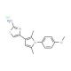 4-[1-(4-methoxyphenyl)-2,5-dimethyl-1H-pyrrol-3-yl]-1,3-thiazol-2-amine hydrochloride - chemical structure image
