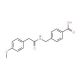 4-{[1-(4-methoxyphenyl)acetamido]methyl}benzoic acid - chemical structure image