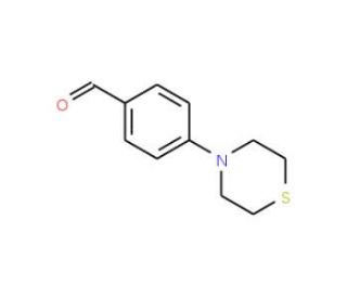 4-(1,4-Thiazinan-4-yl)benzenecarbaldehyde - chemical structure image
