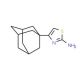 4-(1-adamantyl)-1,3-thiazol-2-amine (CAS 19735-74-1) - chemical structure image