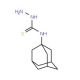 4-(1-Adamantyl)-3-thiosemicarbazide (CAS 52662-65-4) - chemical structure image