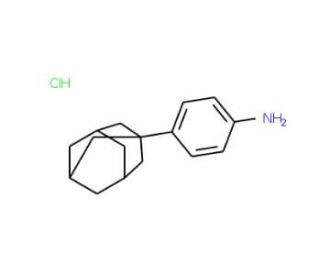 4-(1-adamantyl)aniline hydrochloride (CAS 7123-77-5) - chemical structure image