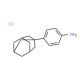 4-(1-adamantyl)aniline hydrochloride (CAS 7123-77-5) - chemical structure image