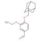 4-(1-adamantylmethoxy)-3-ethoxybenzaldehyde - chemical structure image