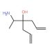 4-(1-Amino-ethyl)-hepta-1,6-dien-4-ol (CAS 315248-78-3) - chemical structure image