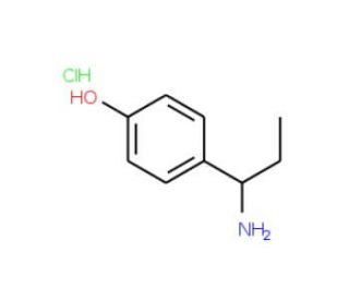 4-(1-Aminopropyl)phenol hydrochloride - chemical structure image