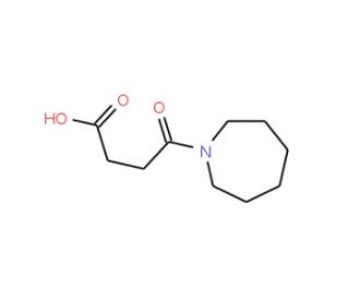 4-(1-Azepanyl)-4-oxobutanoic acid (CAS 154740-93-9) - chemical structure image