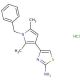 4-(1-benzyl-2,5-dimethyl-1H-pyrrol-3-yl)-1,3-thiazol-2-amine hydrochloride - chemical structure image