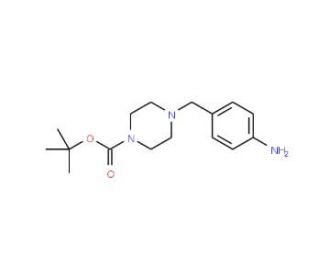 4-(1-Boc-piperazin-4-yl-methyl)aniline (CAS 304897-49-2) - chemical structure image