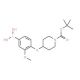4-(1-BOC-piperidin-4-yloxy)-3-methoxyphenylboronic acid (CAS 1072946-30-5) - chemical structure image