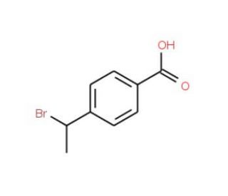 4-(1-Bromoethyl)benzoic acid (CAS 113023-73-7) - chemical structure image