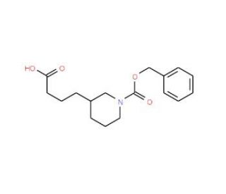 4-(1-Cbz-Piperidin-3-yl)-butyric acid (CAS 886365-57-7) - chemical structure image