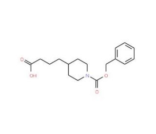 4-(1-Cbz-Piperidin-4-yl)-butyric acid (CAS 204139-61-7) - chemical structure image