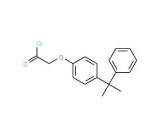 [4-(1-methyl-1-phenylethyl)phenoxy]acetyl chloride - chemical structure image