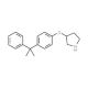 4-(1-Methyl-1-phenylethyl)phenyl3-pyrrolidinylether - chemical structure image
