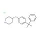 4-(1-Methyl-1-phenylethyl)phenyl4-piperidinylether hydrochloride - chemical structure image